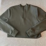 Good American  Long Sleeve Mock Neck Scuba Photo 7