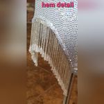 Speechless Mini Dress Size 7 Sequin Adjustable spaghetti straps blue Sky Beaded Fringe Photo 3