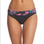 Anne cole  black floral bikini. L-top/M-bottom. NWT Photo 13