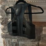 BCBGMAXAZRIA NWT  mante leather bra‎ top size M, Made of All lamb leather,… Photo 3