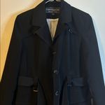 Fleet Street Ltd Elegant Black Women's Short Trench Coat Photo 5