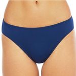 Lauren Ralph Lauren Bikini Bottoms Size 16 NWT Swim Brief Hipster Solid Indigo Blue Photo 0