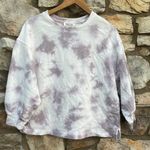 Rachel Zoe  purple tie dye crop sweatshirt size XS Photo 6