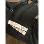 Victoria's Secret BlackVelvet corset bra 32C Wide Band Demi Cup Office Siren Photo 2