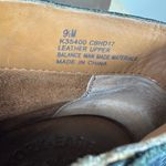 Kork-Ease  Women’s Black Leather Chandra Wedge Ankle Booties Stacked Heel 9.5M Photo 8