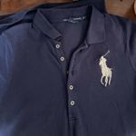 Ralph Lauren Sport Navy Polo Big Pony Short Slv Shirt Dress Preppy Tennis Prep L Photo 7