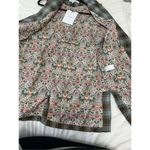 NWT Buru Womens Sage Plaid Open Front Vest Size XS Green Photo 9