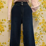 Vibrant  dark blue Wide Leg Jeans size 5 Photo 0