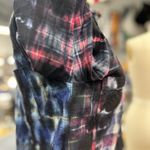 Patchwork Flannel Dress M Black Size M Photo 10