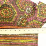 Antica‎ Sartoria Womens Abstract Boho Artsy Mixed Print Button Up Shirt Size L Brown Size L Photo 6