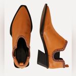 Farm Rio  Caramel Tan Cut Out Slip on Ankle Boots(Size 8.5) Photo 1