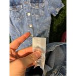 Anthropologie PILCRO Short-Sleeve Denim Button-Front Mini Dress Women's Size 2  Photo 6