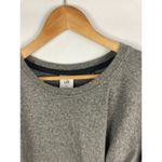 CAbi 3650 Put On Dress Grey Sweatshirt Long Sleeve Gathered Waist Stretch XS Photo 3