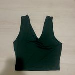 Cropped Fitted Tank Top Green Photo 3
