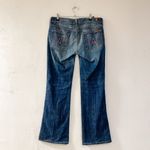 7 For All Mankind 7FAM Low Rise A Pink Pocket Jeans in Whisker Faded Blue Size 29 Photo 1