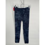 Spanx Decorate Ankle Legging Size Large Deep Blue Tie Dye Performance Athleisure Photo 1