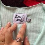 Princess Polly  Gia green butterfly v neck crop top size 2 Photo 1