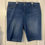 Bandolino Women's ‎ Riley Bermuda Jean Shorts Size 20 Photo 1