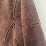 Free Country  Women's Chocolate Brown Fuzzy Zip Up Hoodie Jacket Coat Sz Small Photo 3