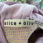 Alice + Olivia  Karolina Tie Front Tiered Tassel Maxi Dress Sz 8 Photo 9