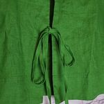 Banana Republic  LINEN TIE FRONT CROPPED SHIRT 100% LINEN GREEN MEDIUM NWT Photo 6