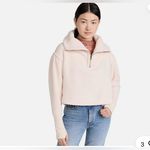 Free People  Poppy Fleece Champagne Pullover Photo 3
