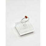 Carnelian Sterling Silver Dainty Ring Size 8.75 Photo 1