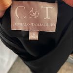 Costello Tagliapietra Asymmetric Draped Mini Dress‎ in Black Size 6 Photo 3