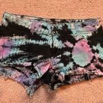 EUC Siwy 28 Camilla low rise cut off shorts Echo Wash 3” Inseam Black Purple Photo 0