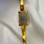 Gruen Vintage Dainty Gold Toned Slim Metal Wrist Watch Photo 4