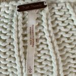 Free People  Chunky Cable Knit Sandre Pullover Sweater Ivory Size Large Ethereal Photo 10