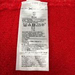 Old Navy Red Women's Sweater Cardigan Open Front Long Sleeve Pockets Christmas Photo 7