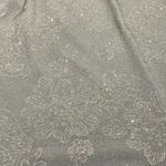 Star Vixen Black Silver Shimmer Flower Retro A Line Dress Size Medium Photo 8