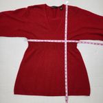 Lord & Taylor Red Cashmere Sweater V Neck Empire Waist Size M Size M Photo 6