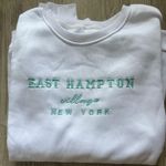 east hampton sweatshirt White Size L Photo 1