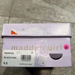 Madden Girl Marrvel Faux Leather Thong Block Heel Sandals, Size 9.5 NEW Photo 10