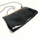 Jessica McClintock Vegan Crocodile Skin Leather Clutch Photo 2
