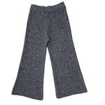 ZARA Marled Knit Wool Blend Cropped Wide Leg Pants Photo 2