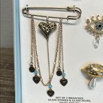 Piper  K | Evil Eye 🪬 / Mushroom / Heart / Boat Bag Pins or Brooch Set Photo 5