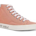 Saint Laurent Malibu Mid-Top Sneakers Size 39 Photo 1