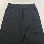 Old Navy  Black Linen Blend Wide Leg Lounge Pant XL Photo 1