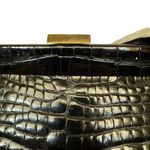 Vintage Genuine Alligator Black Top Photo 7