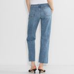 Denim Forum The Marlo High Rise Baggy Jeans in Light Wash 30L Size 29 Blue Photo 2