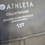 Athleta  Stellar Trouser Dress Pants Arbor Olive Green Size 12 Tall Photo 7