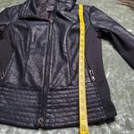 Armani Exchange Black Moto Jacket Photo 8