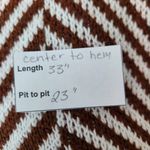 Fortune + Ivy Brown White Cardigan Sweater Size Small NWOT Brown Open Cardigan Photo 10