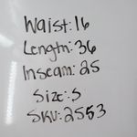 American Giant Black 100 Linen Elastic Waist Cropped Pants Size S Photo 6