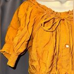 Caribbean Joe  Button Up Boho Casual Top Photo 1