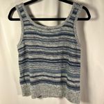 Ralph Lauren Lauren  Striped Knit Tank Top Size L Cotton Linen Blend‎ Photo 8