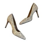 Banana Republic Heels sz 6 Cheetah Pointed Toe Pumps Corporate Chic Comfort Shoe Photo 0